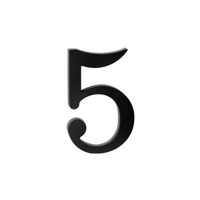 KĽUČKA číslo 175mm černé "5" Černá – Hledejceny.cz