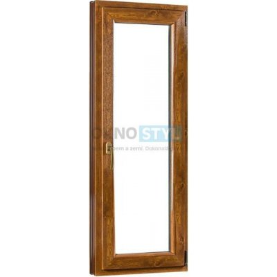 OKNOSTYL.cz REHAU Smartline+ jednokřídlé pravé Bílá/Zlatý dub 70 x 208 cm – Hledejceny.cz
