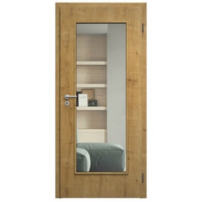 Sapeli Elegant Komfort M40 otočné dub sukatý 60 x 197 cm Čiré sklo – Hledejceny.cz
