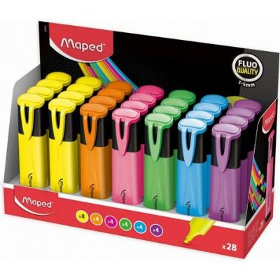 Maped Fluo Peps Classic různé barvy 742537 – Hledejceny.cz