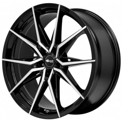 BROCK B42 8x18 5x114,3 ET30 black polished – Hledejceny.cz