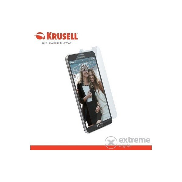 Ochranná fólie pro mobilní telefon Krusell Chránič obrazovky , čisticí hadřík šetrné k životnímu prostředí materiály Samsung Galaxy Note 3. SM-N9000/9005 zařízení , (20