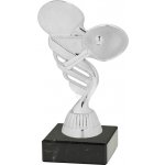 Soška STOLNÍ TENIS M/P416 Soška stříbrná výška 15 cm – Hledejceny.cz