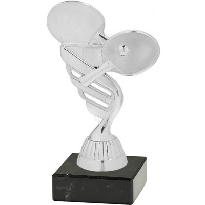 Soška STOLNÍ TENIS M/P416 Soška stříbrná výška 15 cm – Hledejceny.cz