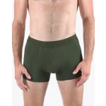 GINA pánské boxerky s kratší nohavičkou jednobarevné Eco Bamboo 73126P černá – Zboží Mobilmania