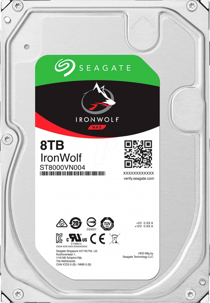 Seagate IronWolf 8TB, ST8000VN004