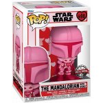 Funko Pop! 498 Star Wars The Mandalorian with Grogu Valentine – Zboží Dáma