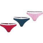 Tommy Hilfiger COTTON 3 PACK 3P THONG PRINT Dámská tanga mix – Zbozi.Blesk.cz