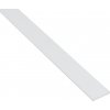 Podlahová lišta Acara Plochý profil stříbro W4/1 20 mm 2 m