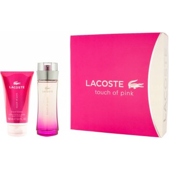 Lacoste Touch of Pink EDT 90 ml + tělové mléko 150 ml dárková sada