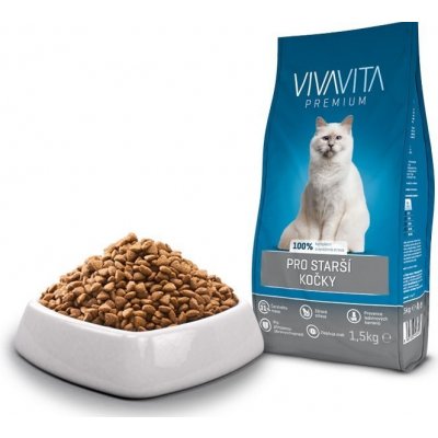 Vivavita granule pro starší kočky 1,5 kg
