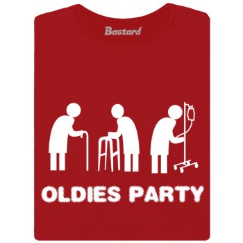 Bastard Oldies party červené lodičkové tričko od 359 Kč - Heureka.cz