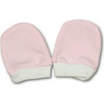 NEW BABY Bavlněné rukavičky pro novorozence Růžové – Zboží Dáma