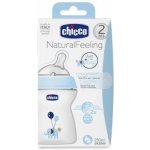 Chicco Natural Feeling kojenecká láhev modrá 250ml – Zboží Mobilmania
