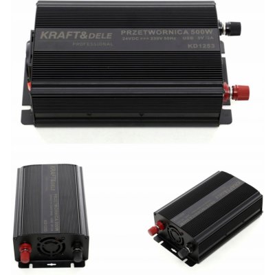Kraft&Dele KD1251 proudový měnič 24/230V 350W – Zbozi.Blesk.cz