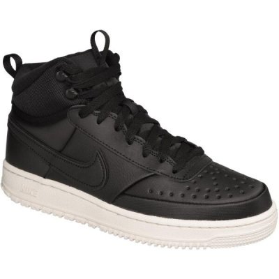 Nike kotníkové boty Court Vision Mid Winter černé