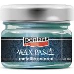 pentart Vosková pasta metalická tyrkysová 20ml – Sleviste.cz
