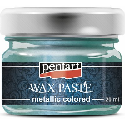 pentart Vosková pasta metalická tyrkysová 20ml – Sleviste.cz