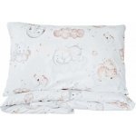 Bellatex povlečení Zvířátka na Obláčku šedé 100 x 135 cm 40 x 60 cm – Zboží Dáma