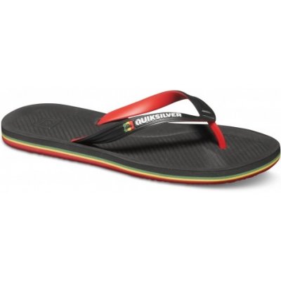 Quiksilver Žabky Haleiwa Deluxe 067 xkrg black red green