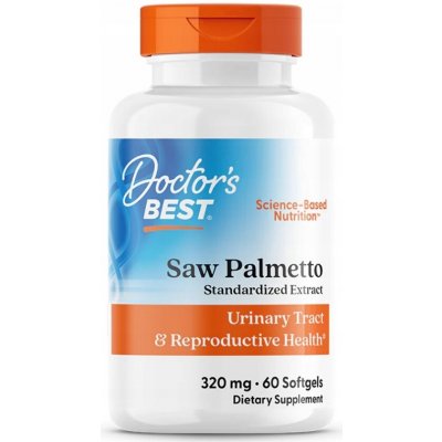 Doctor's Best Saw Palmetto Berries 60 softgel kapslí – Hledejceny.cz