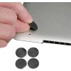 AppleMix Podložky pro Apple MacBook Pro 13 / 15 Retina (modely A1425, A1502, A1398) spodní gumové - 4ks - černé