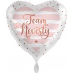 Balónek fóliový srdce Team nevěsty 43 cm – Zboží Mobilmania