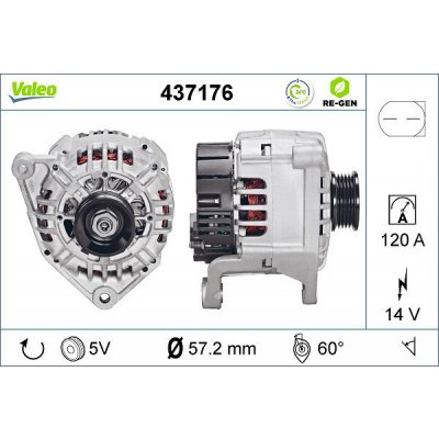 generátor VALEO 437176 | Zboží Auto