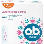 O.B. tampon Super bez aplikátoru bez chlóru 56 ks – Hledejceny.cz