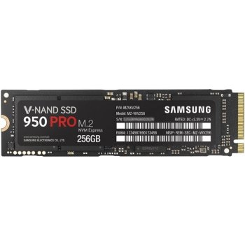 Samsung 950 PRO 256GB, 2,5", SSD, MZ-V5P256BW