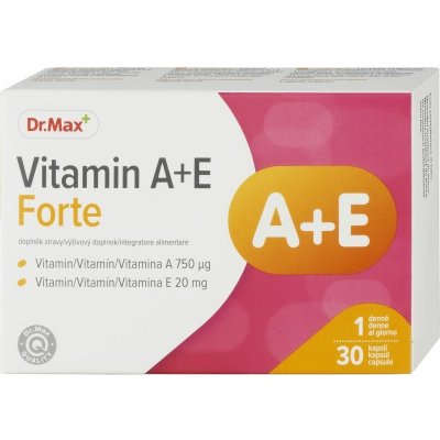 Dr. Max Vitamin A + E Forte 30 kapslí – Hledejceny.cz