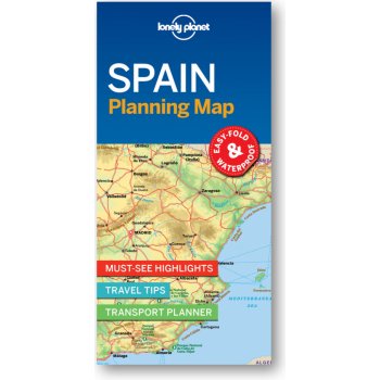 Lonely Planet Spain Planning Map