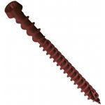 KKT vrut do trop. dř. úzká ZH 5 x 80 červená se zápustnou hlavou / balení 100 ks – Zboží Mobilmania