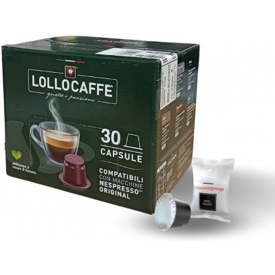 Lollo caffé Kávové kapsle Nero Espresso do NESPRESSO 30 kusů – Zbozi.Blesk.cz