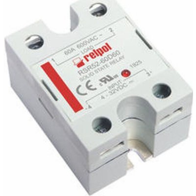 Relpol Jednofázové polovodičové relé 480 V AC 4–32 V DC AC1 60/480 V AC RSR52-48D60 2615941 – Hledejceny.cz