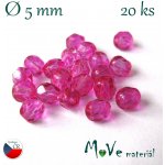 České ohňovky 5mm/20 ks, růžové – Sleviste.cz