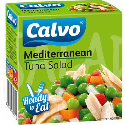 Calvo mediteránský tuňákový salát 150 g – Sleviste.cz
