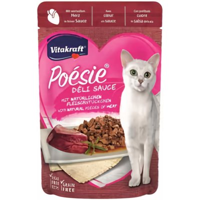 Vitakraft Poésie DéliSauce se srdcem 85 g – Zbozi.Blesk.cz