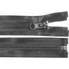 Zip Voděodolný zip šíře 7 mm délka 80 cm spirálový - šedá tmavá