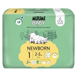 Muumi Baby 1 Newborn 2-5 kg eko 25 ks