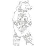 Pískohraní s.r.o. Šablona Medvěd 210 x 297 mm – Zboží Dáma