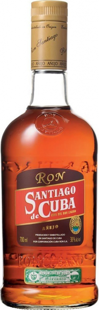 Santiago De Cuba Anejo 38% 0,7 l (holá láhev)