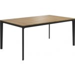 Gloster Hliníkový jídelní stůl Carver, obdélníkový 170x100x73 cm, rám hliník meteor, deska teak – Hledejceny.cz