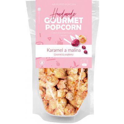 Gourmet Popcorn Karamel a malina 70 g – Zbozi.Blesk.cz