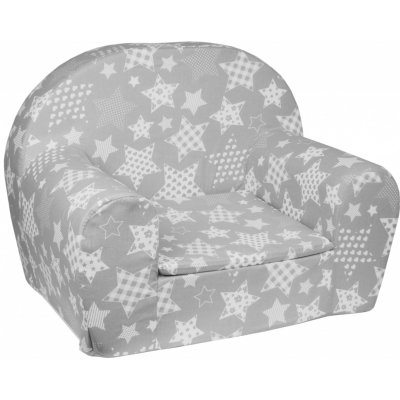 Fimex Dětské křesílko Hvězdy šedé – Zboží Dáma