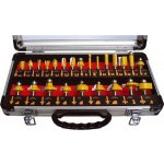 EXTOL PREMIUM 44039 frézy tvarové do dřeva, s SK plátky, sada 24ks – Hledejceny.cz