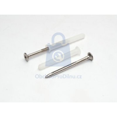 Hmoždinka nylonová zatloukací MNAr-S s nerezovým vrutem se zápustnou hlavou, Mungo 8 x 50, balení 100 ks – Hledejceny.cz