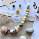 Gag design Klip na dudlík bez jména Drždudlík Šeďásek – Zboží Dáma