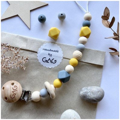 Gag design Klip na dudlík bez jména Drždudlík Šeďásek – Zboží Dáma