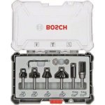 Bosch sada stopkových fréz 6 ks Trim&Edging, stopka 8 mm 2607017469 – Zboží Mobilmania